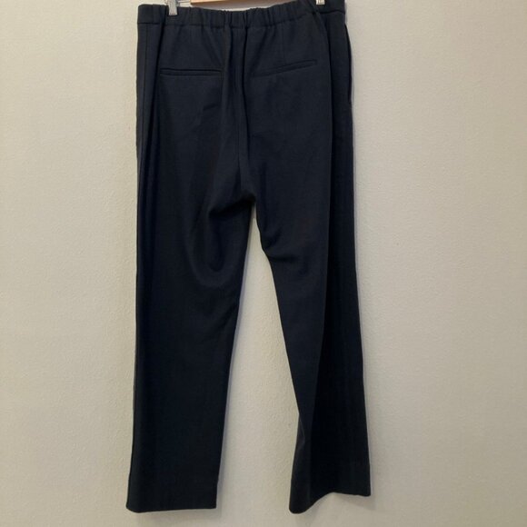 New VINCE wool blend dark green pants elastic waist - Picture 5 of 9